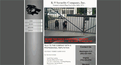 Desktop Screenshot of k9security.com